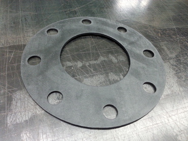 EPDM FDA FLG GSK 1"FULL FACE BLK